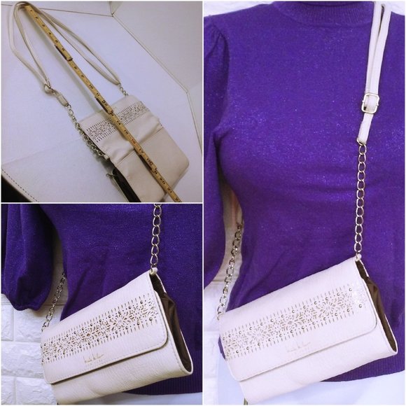 Bundle Lot of 2 Nicole Miller Collection TopCarry Handbag Crossbody Wallet Purse - Picture 9 of 11